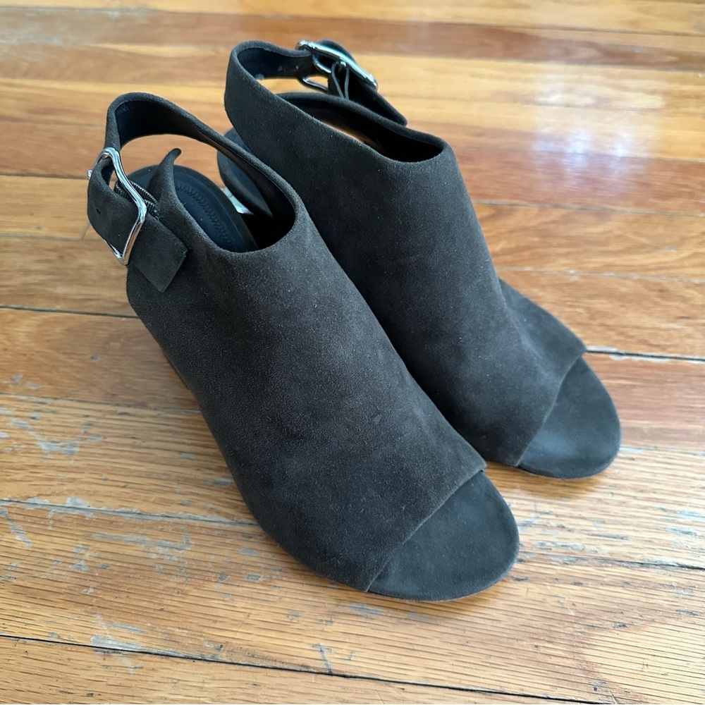 Alexander Wang suede block heel sandals